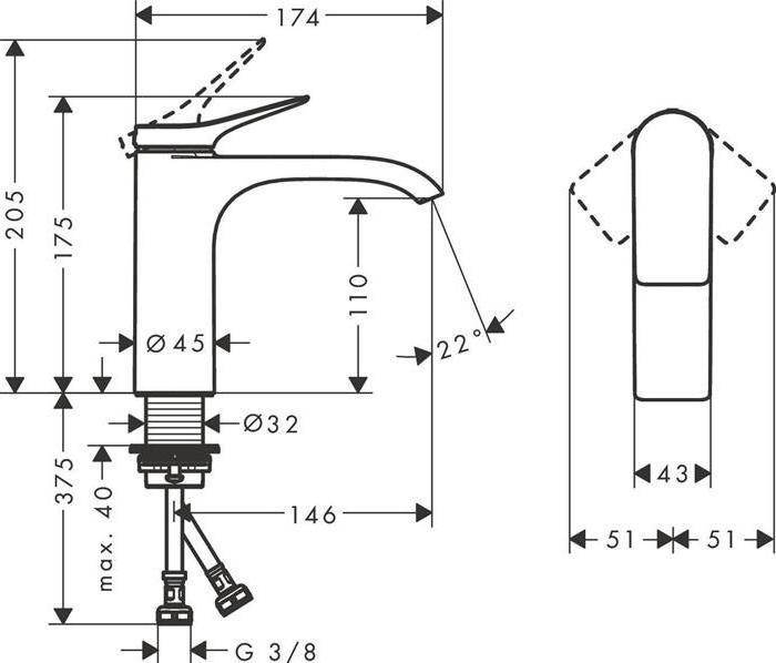 Produktbild hansgrohe 75022000
