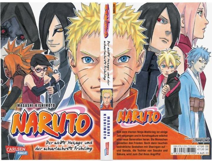 Produktbild Naruto - Der siebte Hokage und der scharlachrote Frühling (Deutsch, Masashi Kishimoto, 2016)