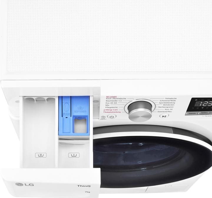 Produktbild LG F2V4SLIM7 Waschmaschine Freistehend Frontlader (7 kg)