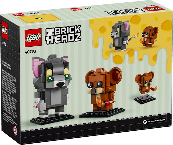 Actual product image LEGO Tom & Jerry (40793, LEGO Brickheadz)