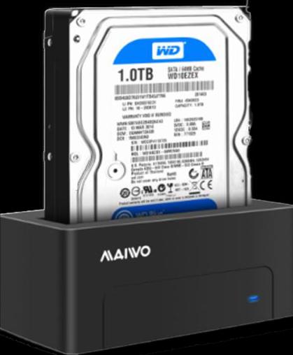 Immagine prodotto Deltacoimp Docking station per HDD/SSD, USB 3.1 Gen 2, USB-C, 10 Gbps - Nero