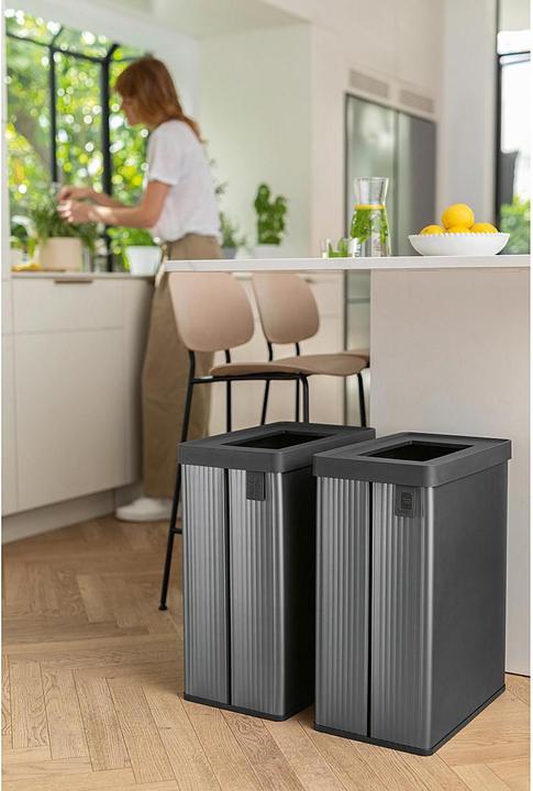Produktbild Curver Abfalleimer Verto 54l perlgrau (54 l)