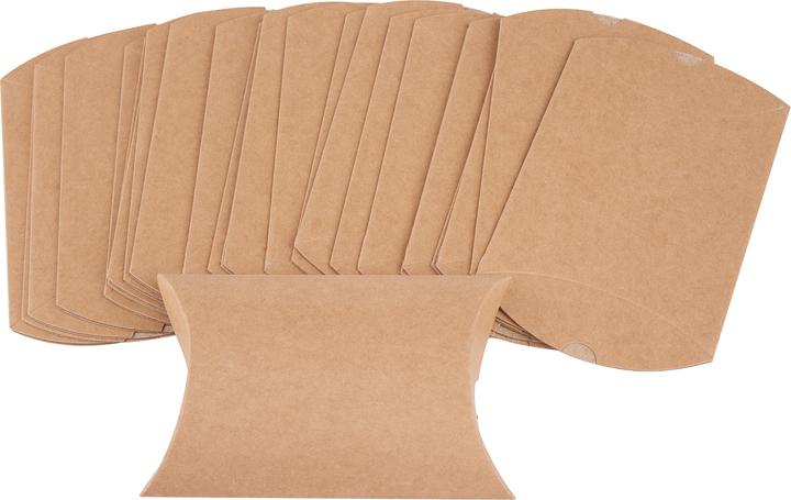 Actual product image VBS Kraft paper "Folding box", approx. 14 x 10 x 3.5 cm, 25 pieces