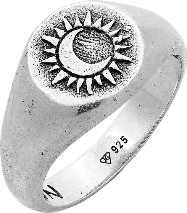 Immagine prodotto Haze & Glory Halbmond, Siegelring, Sonne (54, 925 Argento)
