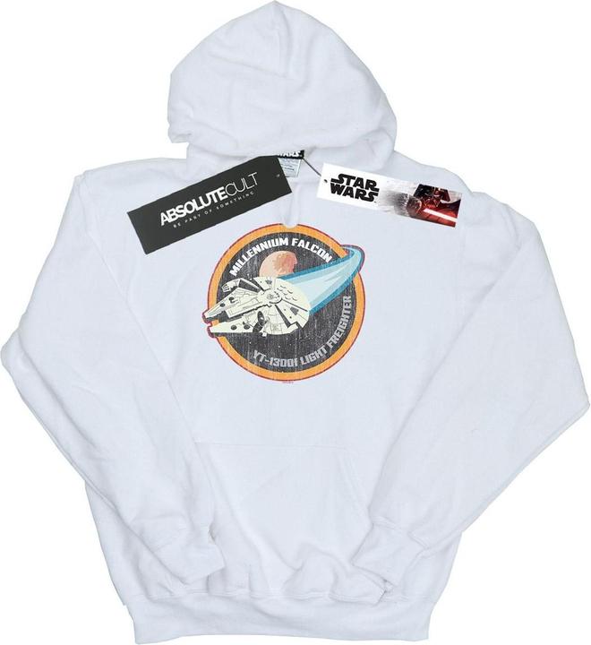 Produktbild Star Wars Millennium Falcon Badge Kapuzenpullover (S)