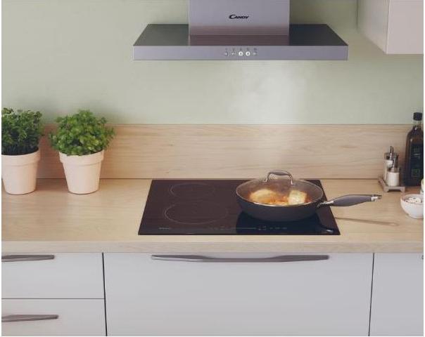 Actual product image Candy Moderna CI642SCBB Black Cooktop