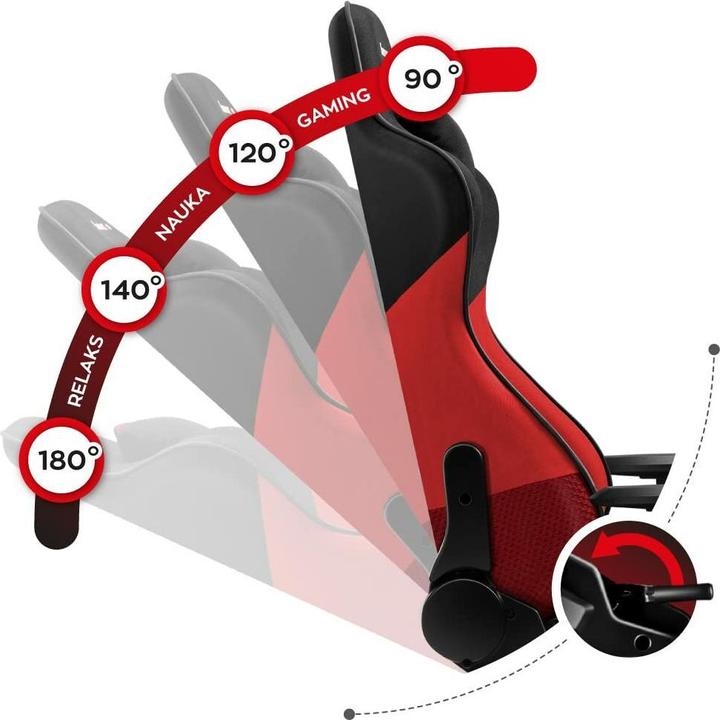 Produktbild Huzaro FORCE 6.2 Red Mesh Gaming Chair