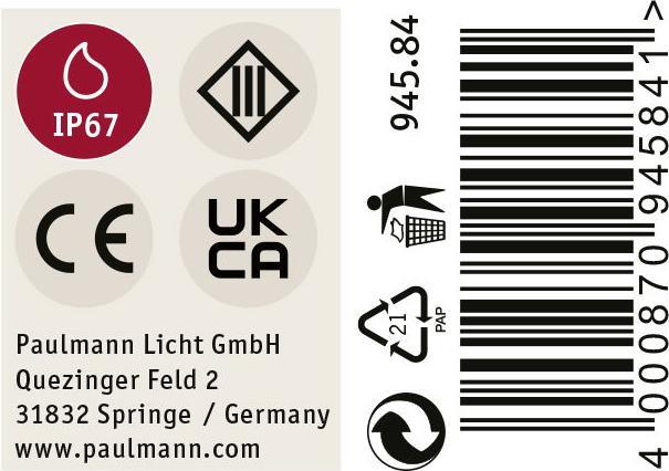 Productafbeelding Paulmann Andere accessoires
