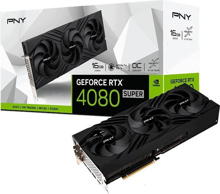 Produktbild PNY GeForce RTX 4080 SUPER 16GB VERT OC (16 GB)