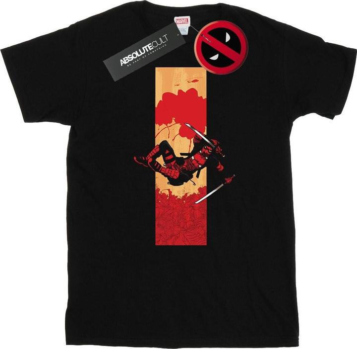 Actual product image Mens Deadpool Blood Strip T-Shirt (XXL)