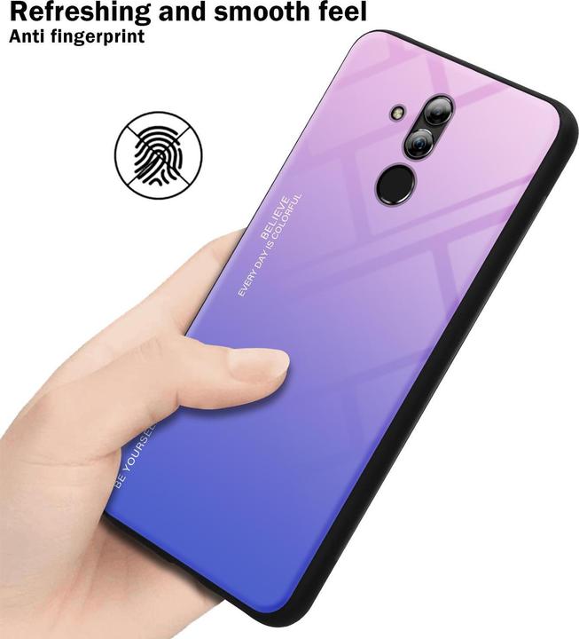 Actual product image Cadorabo TPU 2 colors glass cover (Mate 20 Lite)
