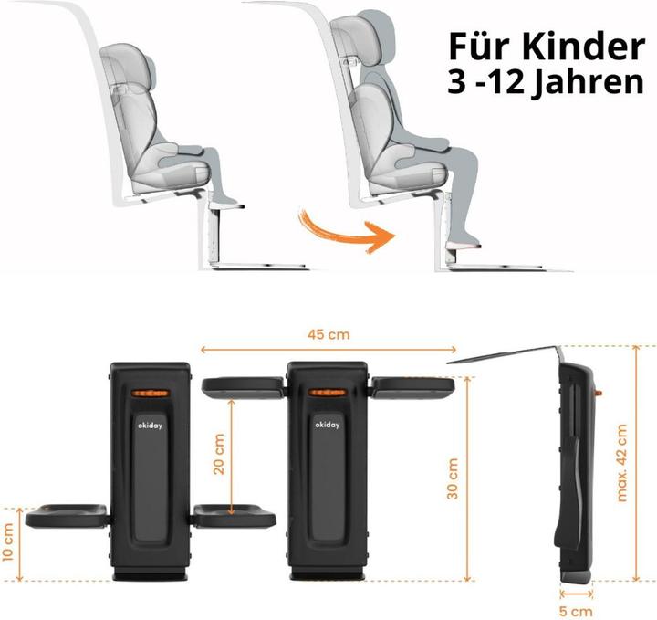 Image du produit Okiday Repose-pieds orange