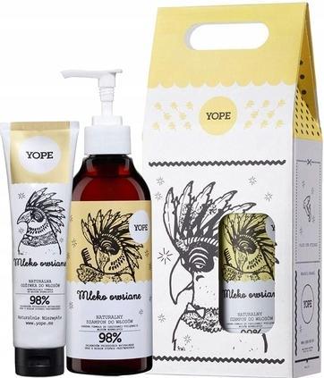 Yope Hafermilch Geschenkset Shampoo 300ml und Haarspülung 170ml (300 ml, Flüssiges Shampoo)