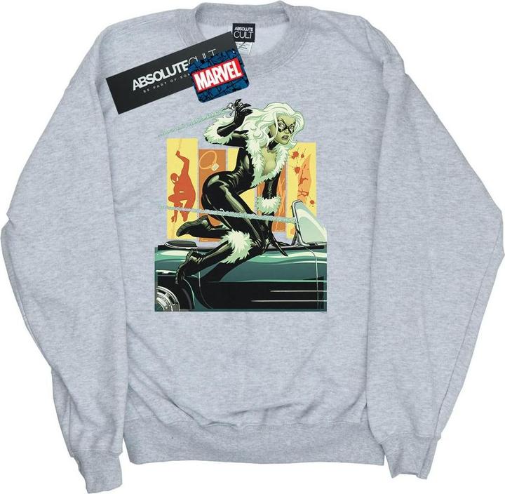 Actual product image Boys Black Cat Car Sweatshirt (128)