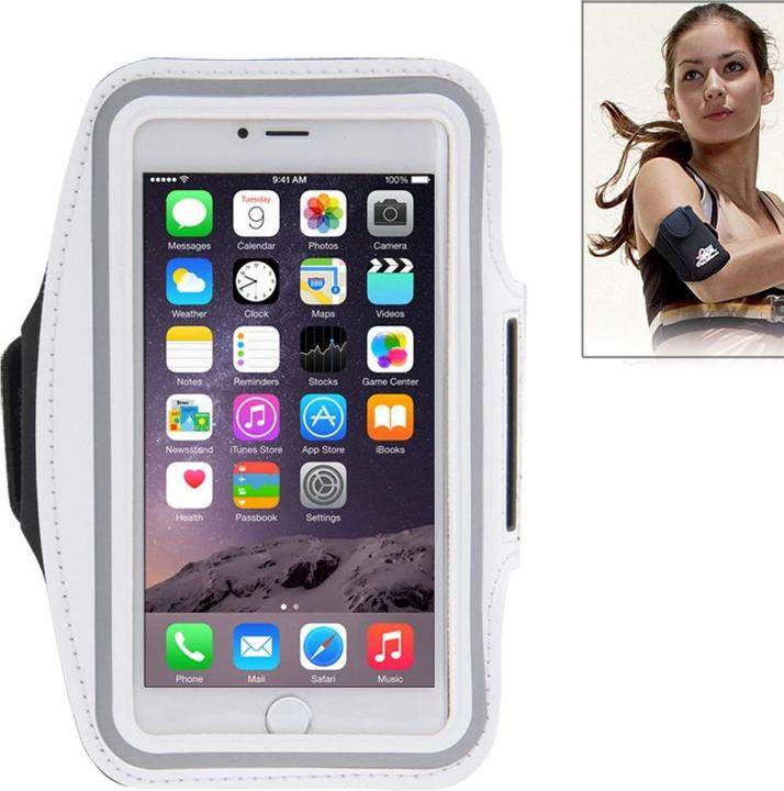 Produktbild König Design Tasche Armband für Apple iPhone 6 Plus Weiss