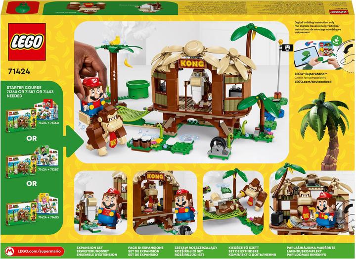 Immagine prodotto LEGO La casa sull'albero di Donkey Kong - Set di espansione (71424, LEGO Super Mario)