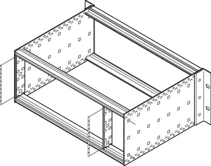 Schroff Schermatura EMC tra backplane e pannello laterale - TRAEGERLEISTE F BPL 3