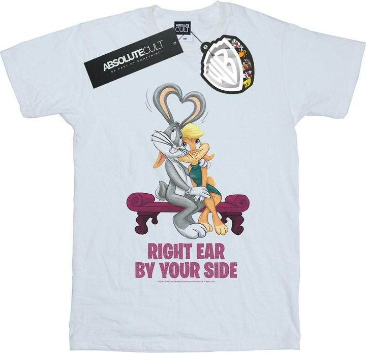 Looney Tunes Bugs And Lola Valentine's Cuddle TShirt (L)