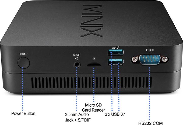 Produktbild Minix NGC-5 Pro (Intel Core i5-10210U, 8 GB, 256 GB, UHD Graphics 620)