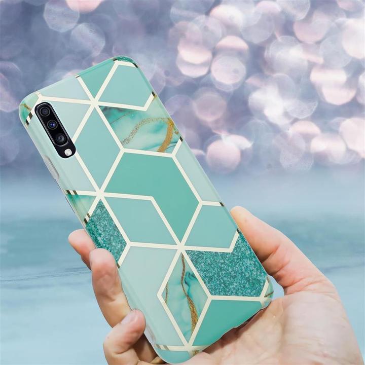 Actual product image Cadorabo IMD TPU Colorful Marble Cover (Samsung Galaxy A70, Samsung Galaxy A70S)
