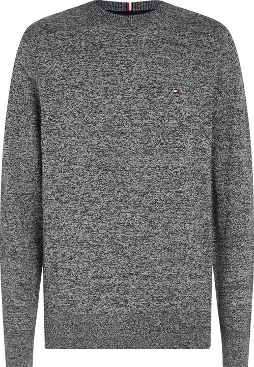 Tommy Hilfiger Pima CTN Cahmere Pullover Crew Neck Creme/Bla (XL)