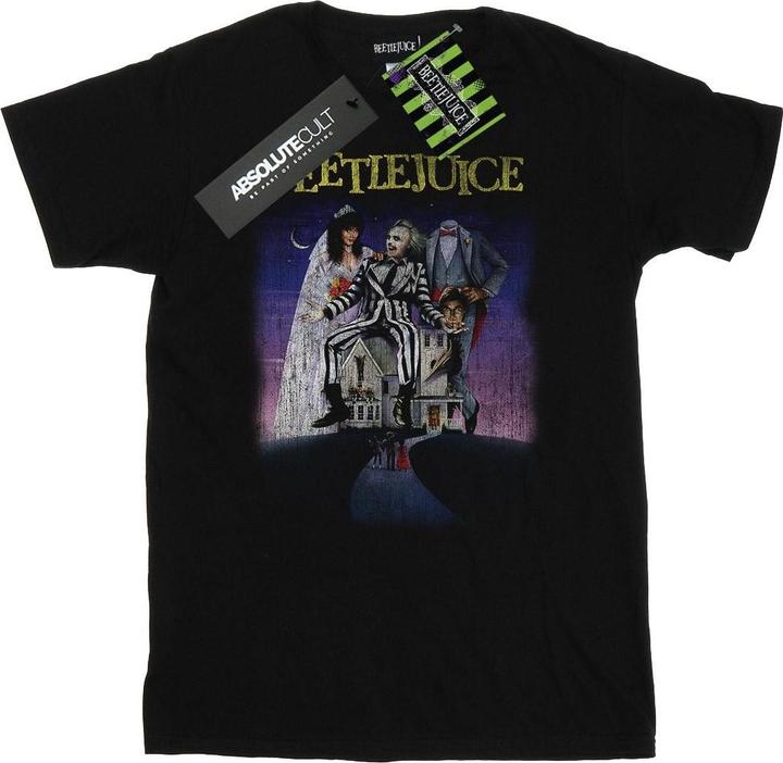 Beetlejuice Distressed Poster TShirt