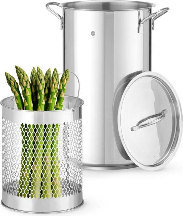 Image du produit Hendi Poêlée d'asperges et de pâtes (16.20 cm, Casserole, Acier inoxydable)