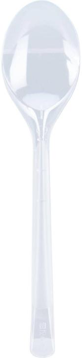 Actual product image Furber Plastic spoon 25 pieces, transparent (25 x)