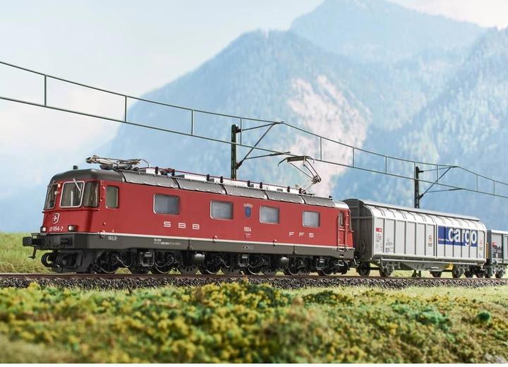 Image du produit Märklin Coffret de démarrage numérique train de marchandises suisse avec Re 620 (Piste H0)