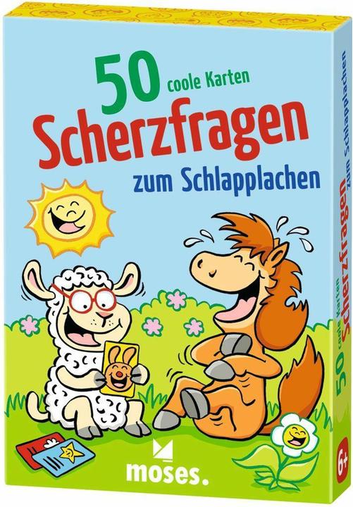 Productafbeelding Magni 30255 Gaaf lachen, 50 kaarten met grappige moppenvragen voor kinderen vanaf 6 jaar, Moppen-S (Duits)