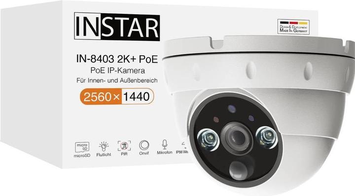 Immagine prodotto Instar IN-8403 2K+ POE ws 14082 LAN Telecamera di sorveglianza IP 2560 x 1440 pixel (2560 x 1440 Pixels)