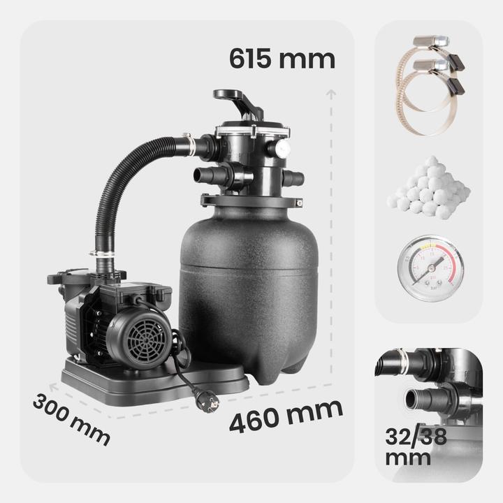 Image du produit Arebos Système de filtration à sable