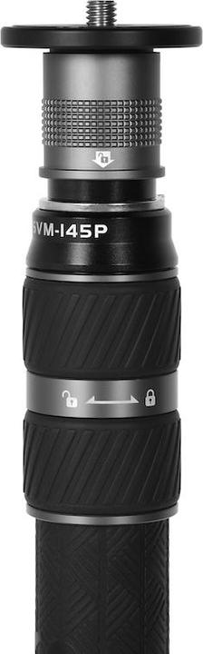 Actual product image Sirui SVM-145P Monopod mit Schnellwechselsystem, 145cm Höhe (Pedal Version) (Metal)