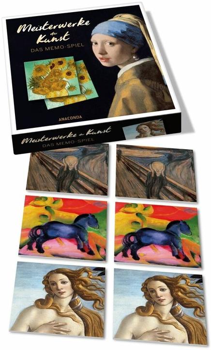 Produktbild Meisterwerke der Kunst - Das Mem.550812 (Deutsch)