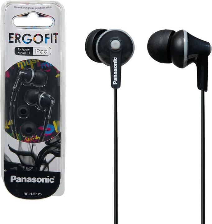 Actual product image Panasonic Rp-Hje125 (No noise cancelling, Cable)