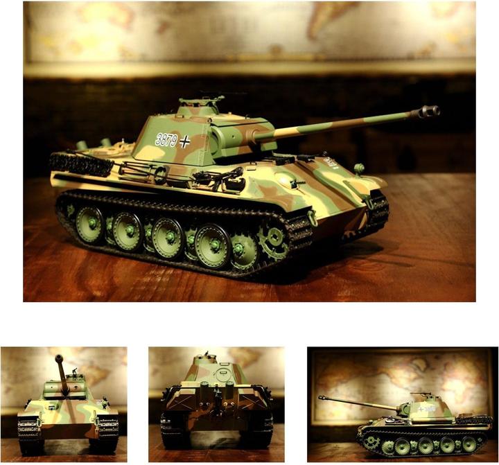 Es-toys Heng Long RC Panzer Panther G 1:16 Rauch (RTR Ready-to-Run)