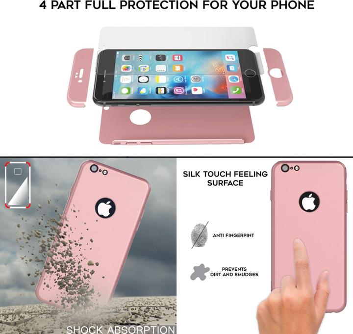 Immagine prodotto Nalia Custodia per cellulare a 360 gradi (Apple iPhone 6 Plus, Apple iPhone 6s Plus)