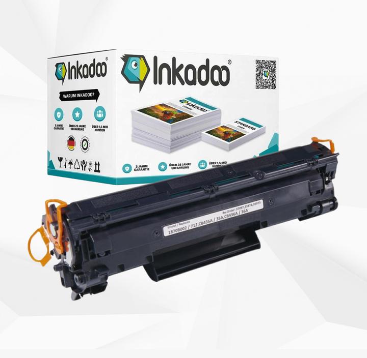 Actual product image Inkadoo Toner compatible with Canon 1870B002 / 712 XL toner, black Black (FC)
