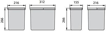 Produktbild Emuca Recycle-Behälter für Küchenschublade (29 l)