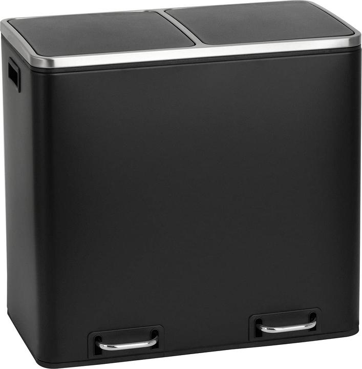Produktbild Svita TM2X24 Treteimer 48 Liter Schwarz (48 l)