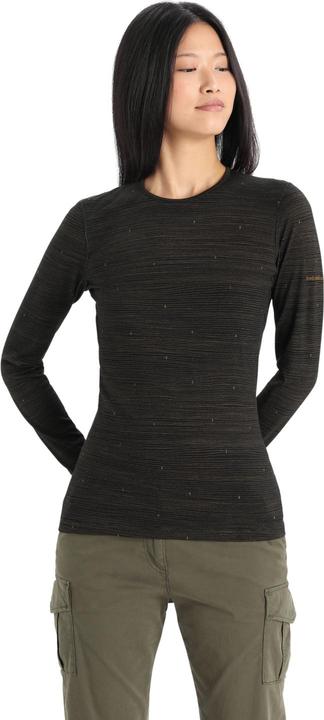 Actual product image Icebreaker Women Oasis LS Crewe Ski Tracks (S)