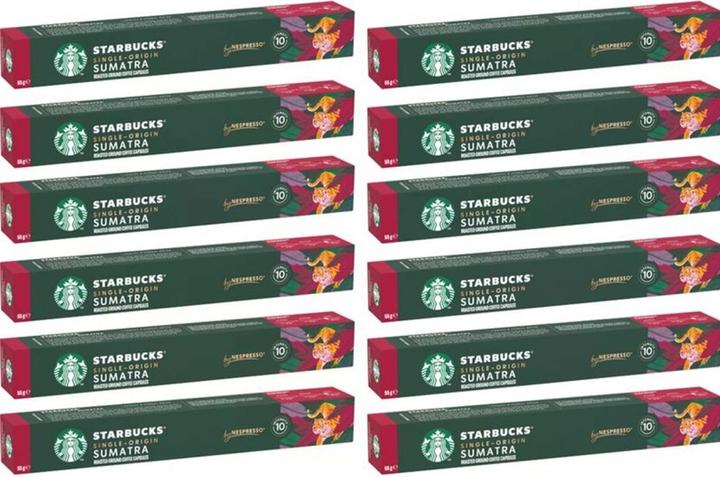 Produktbild Starbucks Kaffeekapseln Sumatra Dark Roast 12 x 10 Stück (10 x Port.)