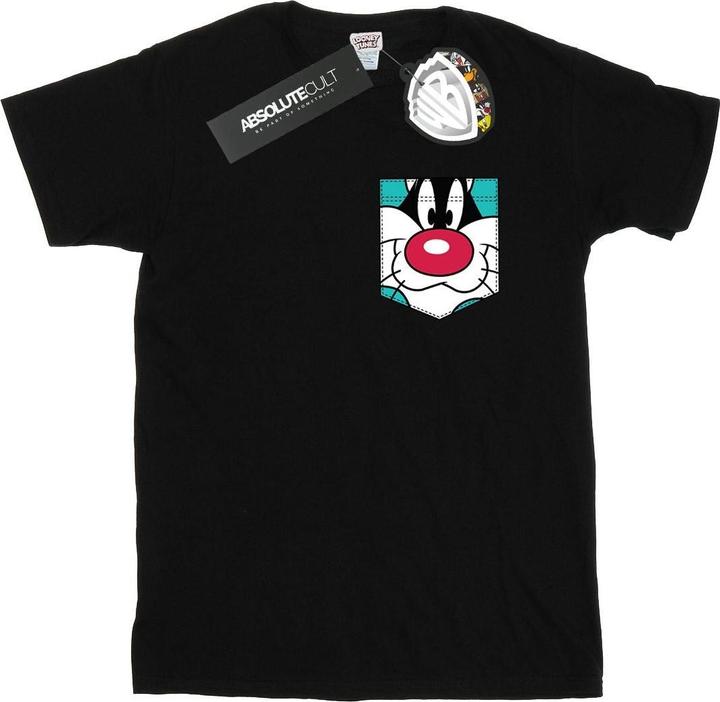 Produktbild Looney Tunes Sylvester Face Faux Pocket TShirt (3XL)