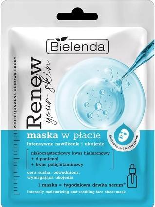 Bielenda Renew Your Skin Intensive Moisturising Soothing Sheet Face Mask