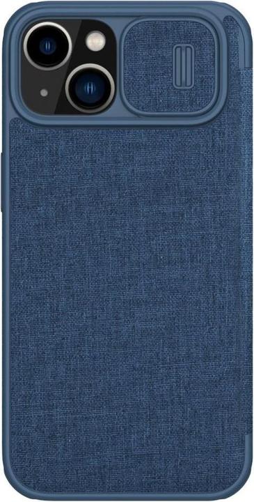 Produktbild Nillkin Qin Pro Leder Case Stoff - Apple iPhone 14 Plus - Blau (Apple iPhone 14 Plus)