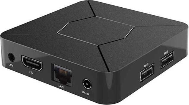 Actual product image PhoneLook Smart mini Android TV Streaming Box Q5 HDMI 4K Ultra HD + remote control and Miracast & Google (8 GB, Android 11)
