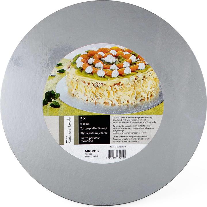 Produktbild Cucina & Tavola Tortenplatte Einweg 30cm