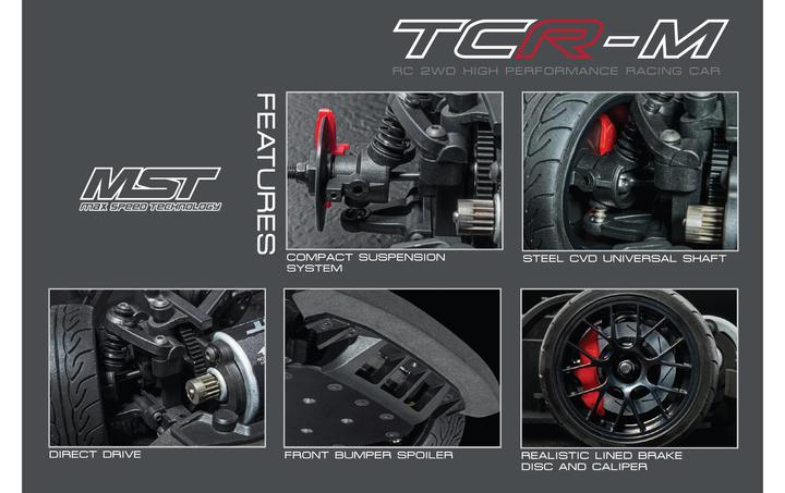 Produktbild MST Tourenwagen TCR-M FF/MR/RR mit MX-5 (Kit)