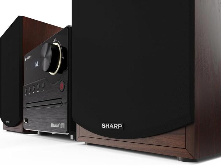 Produktbild Sharp XL-B512(BR) Home-Stereoanlage Heim-Audio-Mikrosystem (Bluetooth, CD Player, 2x 22 W)