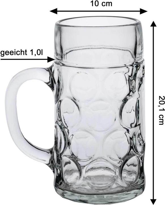 Produktbild Wellco Bierkrug 1l (1 l, 1 x)
